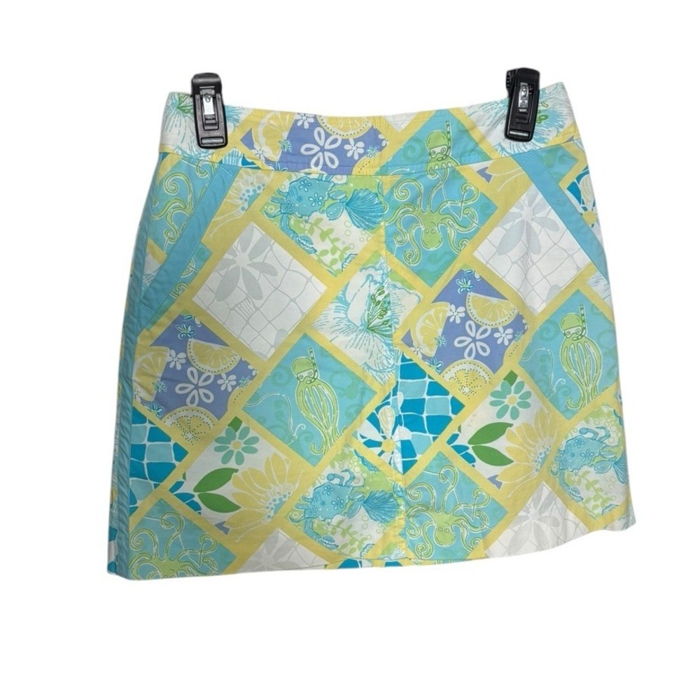 Vintage Lilly Pulitzer Skort Skirt Size 2 Seaside Beach Preppy Coastal‎